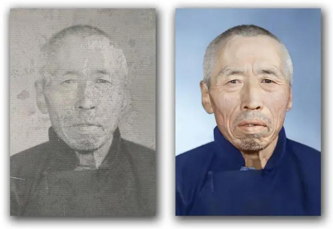 岭口镇破损照片修复-56